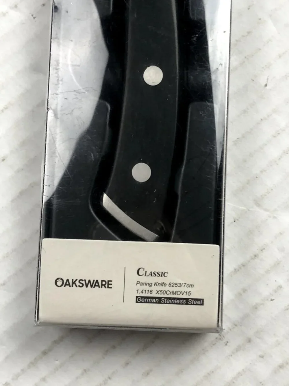OAKSWARE Classic paring Knife Box 7cm 6253 German Stainless Steel